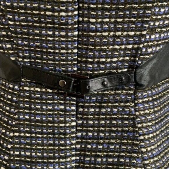 BCBGeneration Black Tweed Knit Fit & Flare Dress Size 2 - Picture 8 of 12